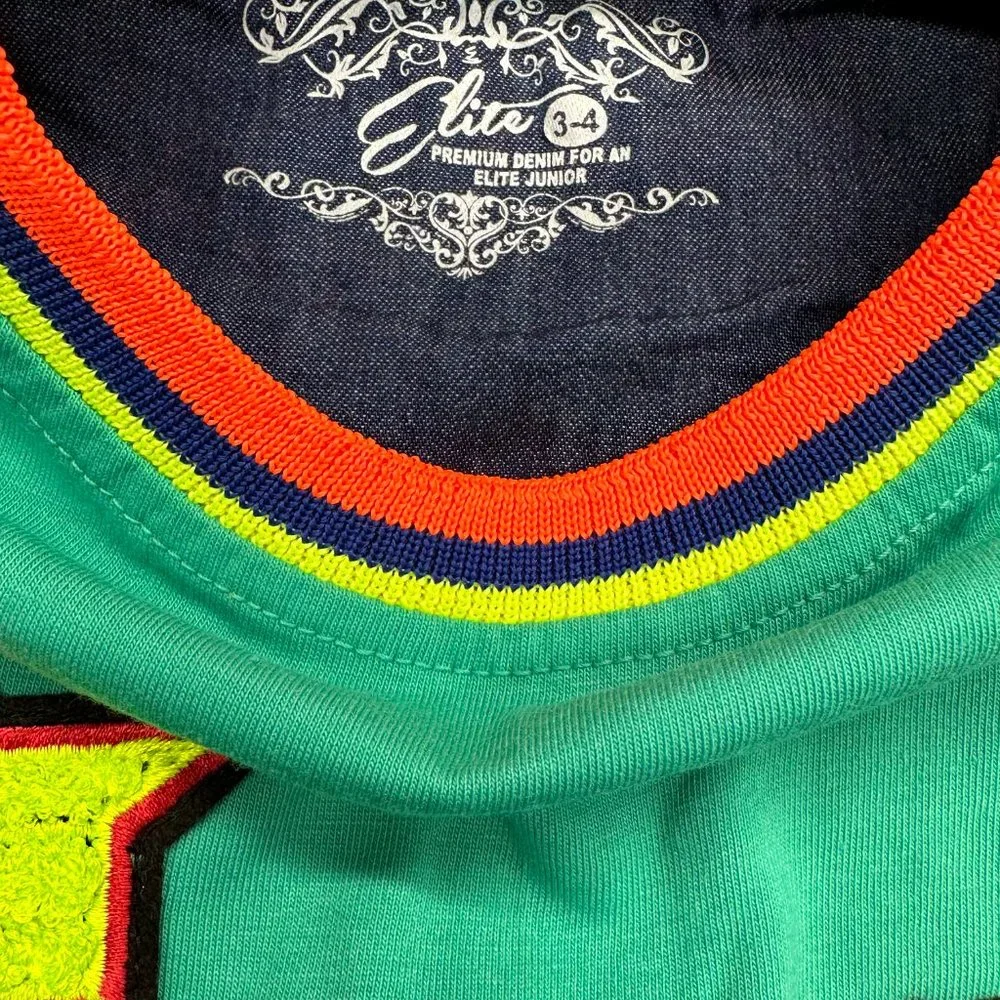 Elite Premium Denim Sea Green Be Humble Tee (3-4) - Picture 7 of 8